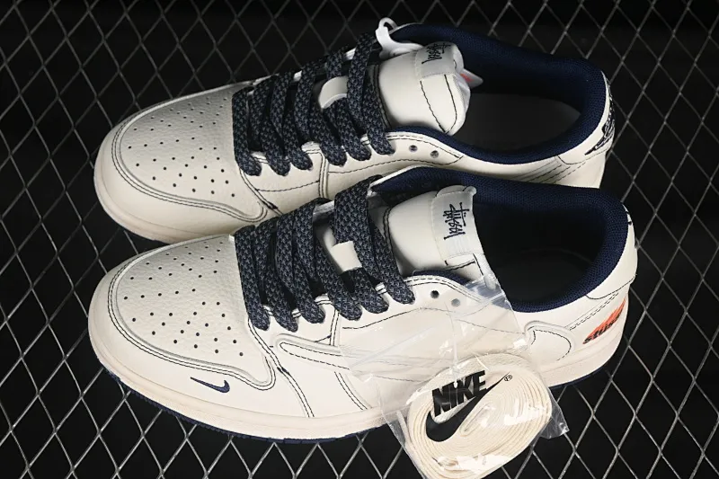 All categories Air Jordan Jordan series basketball shoes Air Jordan 1 Low High-end customized low-top sneakers Travis Scott x Fragment Design x Air Jordan 1 Low OG SP AJ1 Stussi co-branded Gray line flame low-top cultural casual sneakers ZH2598-230
